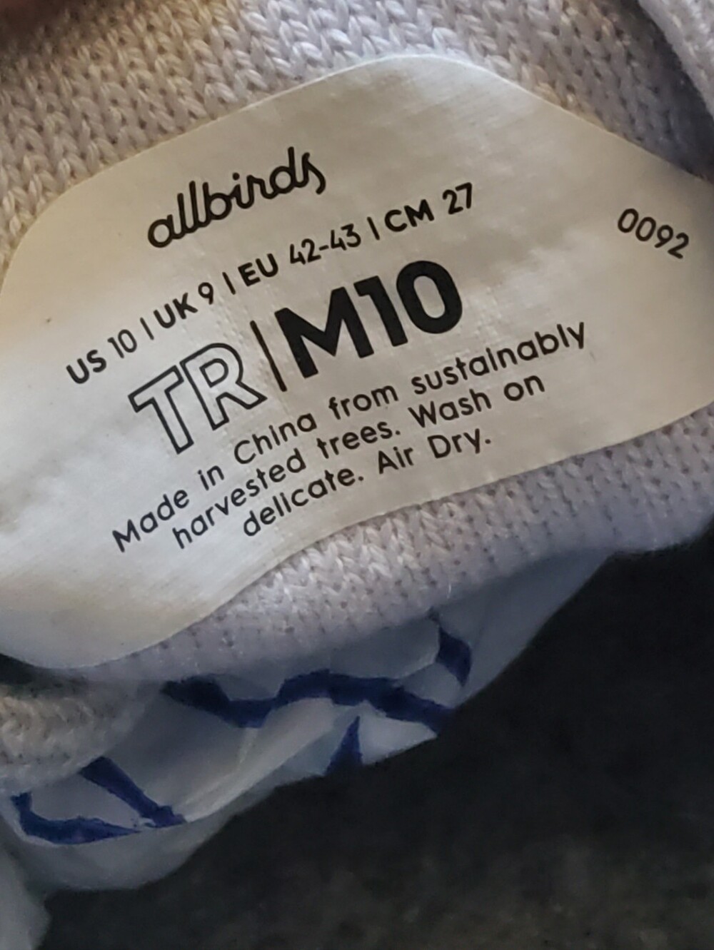 Allbirds Men's Tree Runners White Sneakers - 10 - Picture 13 of 13